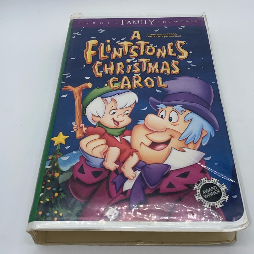 A Flintstones Christmas Carol VHS Video Clamshell Case